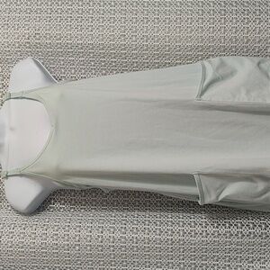 Light Green Sleeveless Sport Dress with Pockets